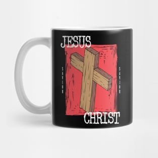 Jesus Christ - Woodcross Dark shirts Mug